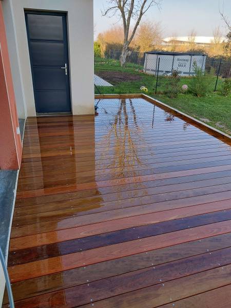 terrasse en Ipé sur la commune de Décines